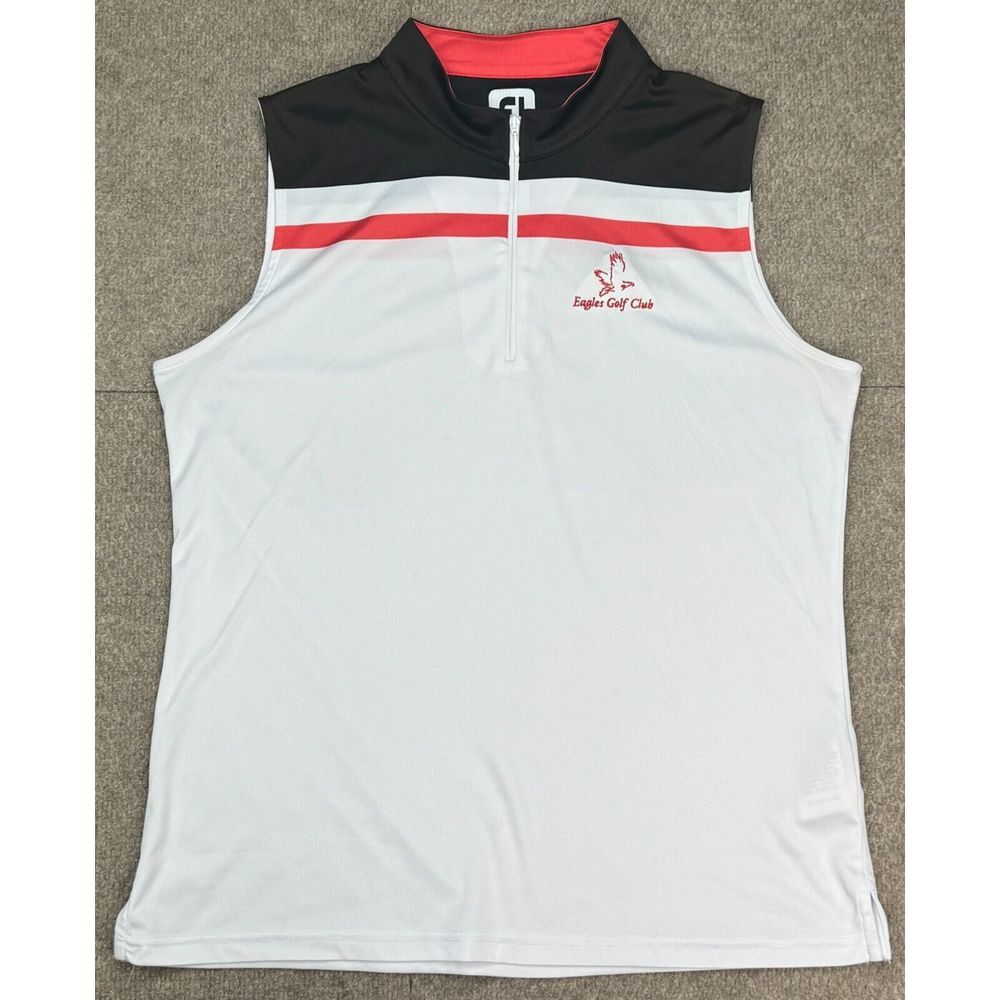 Footjoy Eagles Golf‎ Club Women's 1/4 Zip Golf Shirt Size XL
